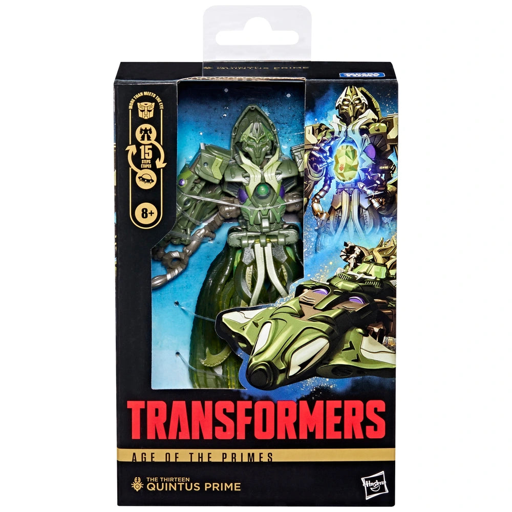 Transformers Age Of The Primes Deluxe Class The
Thirteen Quintus Prime Action Figure