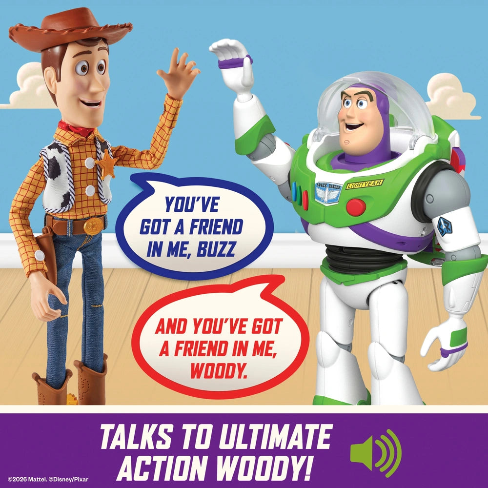 Disney Toy Story Ultimate Action Buzz Lightyear Interactive Toy