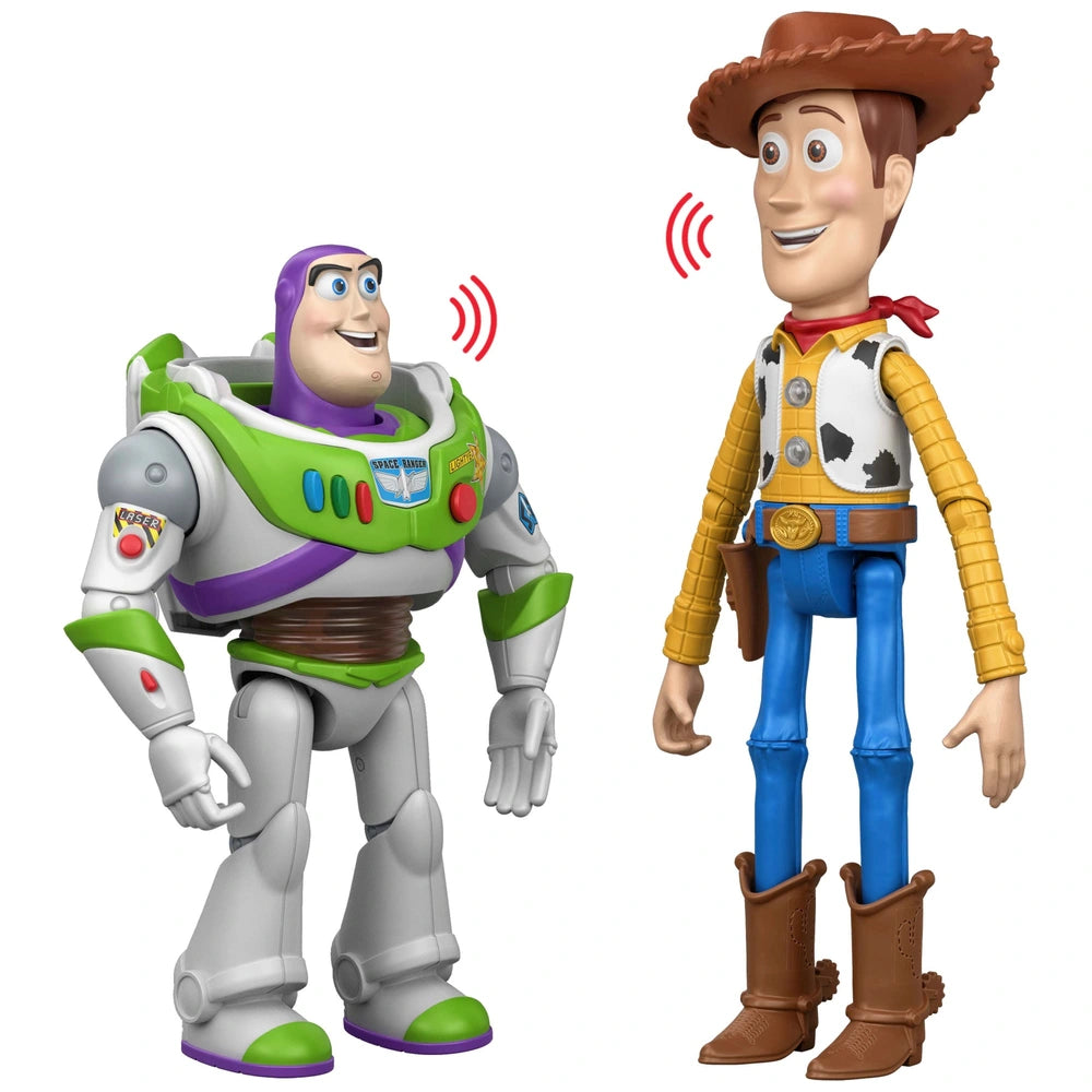 Disney Pixar Toy Story 5 Interactables Figure 2 Pack Woody & Buzz Lightyear