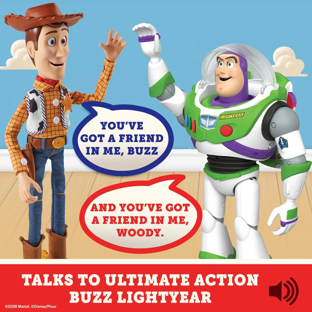 Disney Toy Story Ultimate Action Woody Interactive Toy
