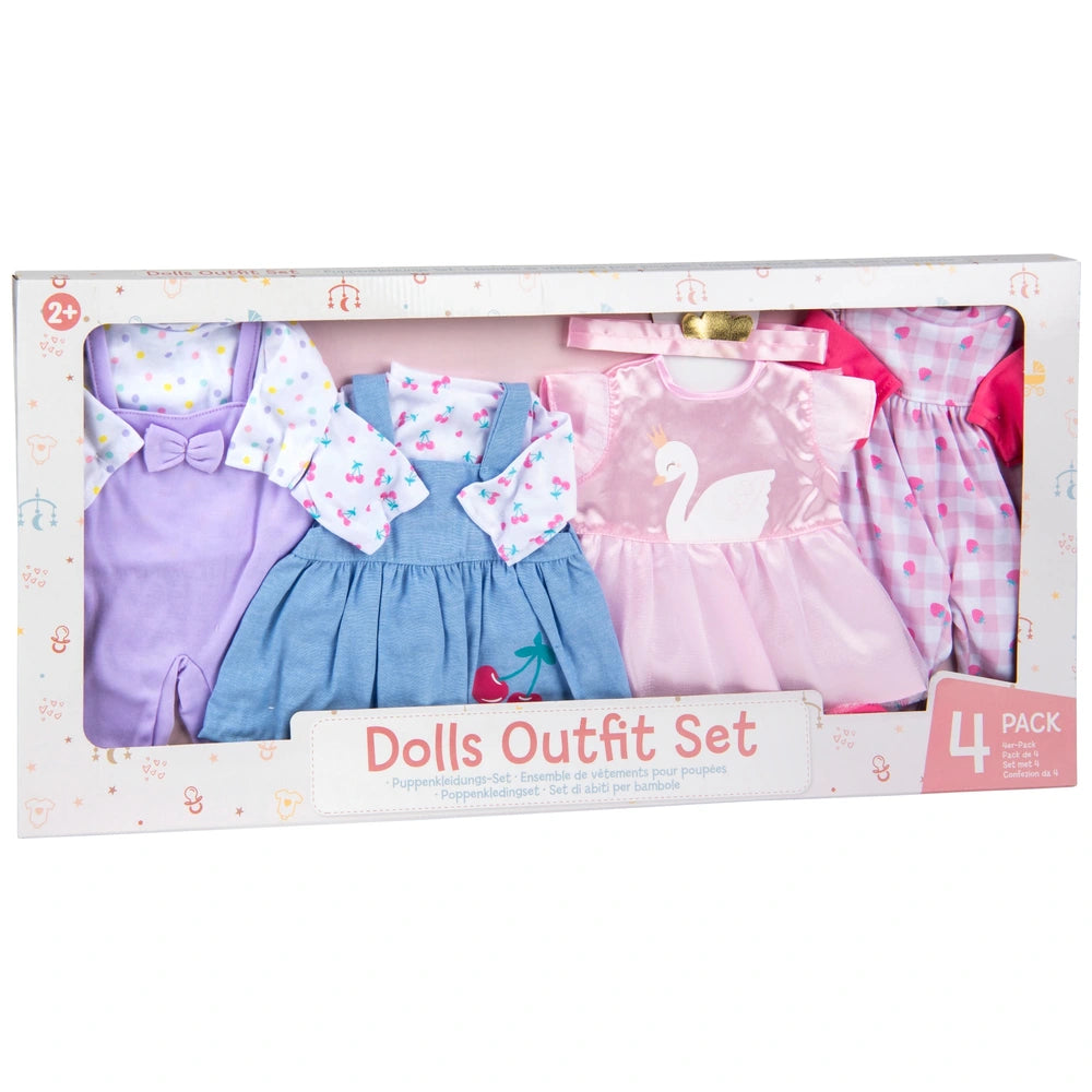Dolls Outfit Set 4 Pack