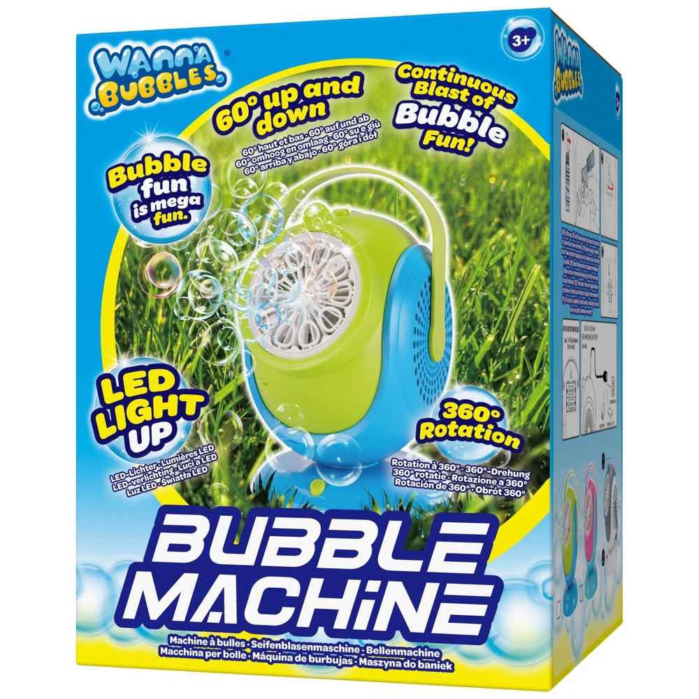 Wanna Bubbles Led Light Up Bubble Machine Assortment
