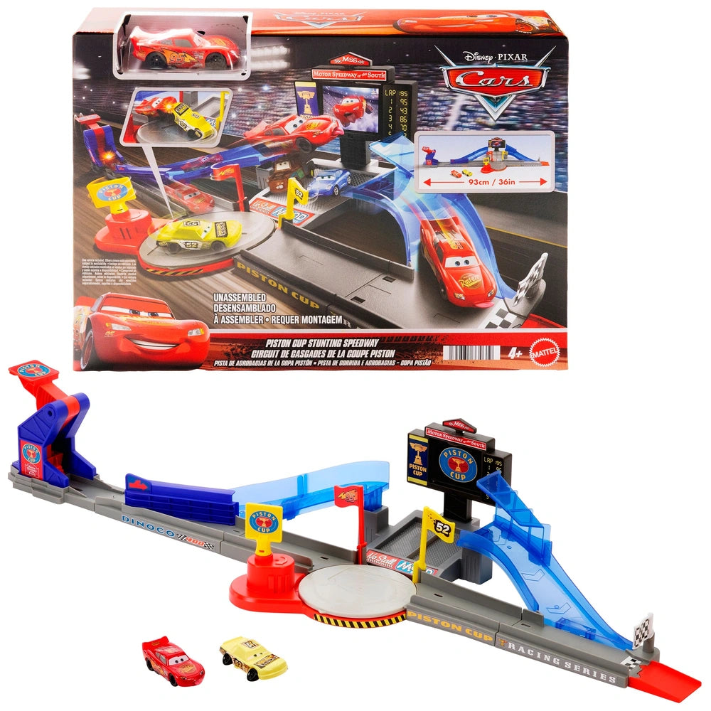 Disney Pixar Cars Piston Cup Stunting Speedway Playset