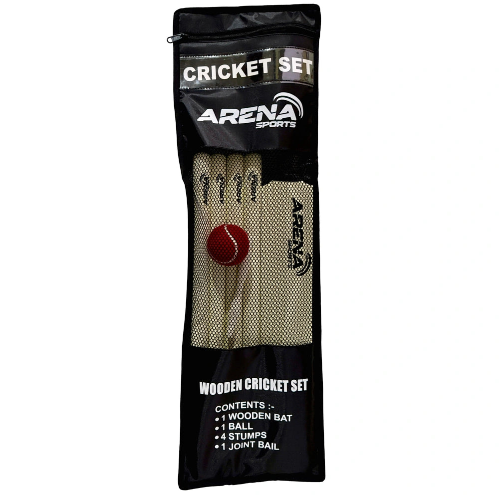 Arena Sports Wooden Cricket Set Size 3
