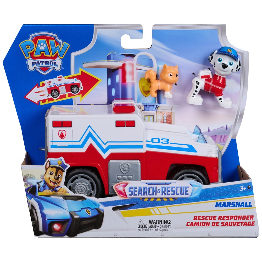 Paw Patrol: Search & Rescue, Marshall Rescue Responder Vehicle With 2 Figures