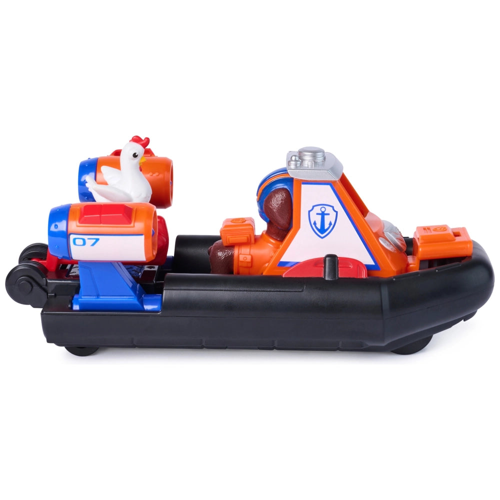 Paw Patrol: Search And Rescue, Zuma Rescue Hovercraft Water Vehicle With 2 Figures