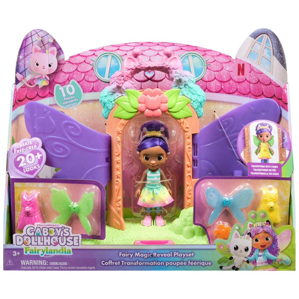 Gabby's Dollhouse Fairylandia: Fairy Magic Reveal Playset