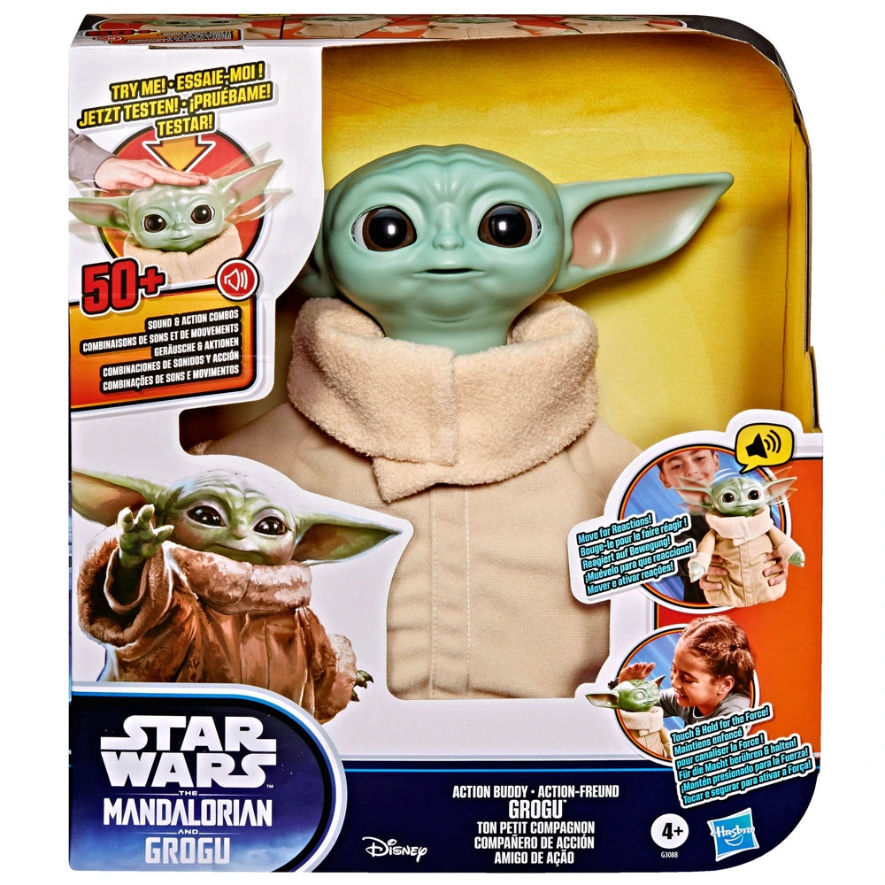 Star Wars: The Mandalorian And Grogu Action Buddy Grogu Interactive Toy