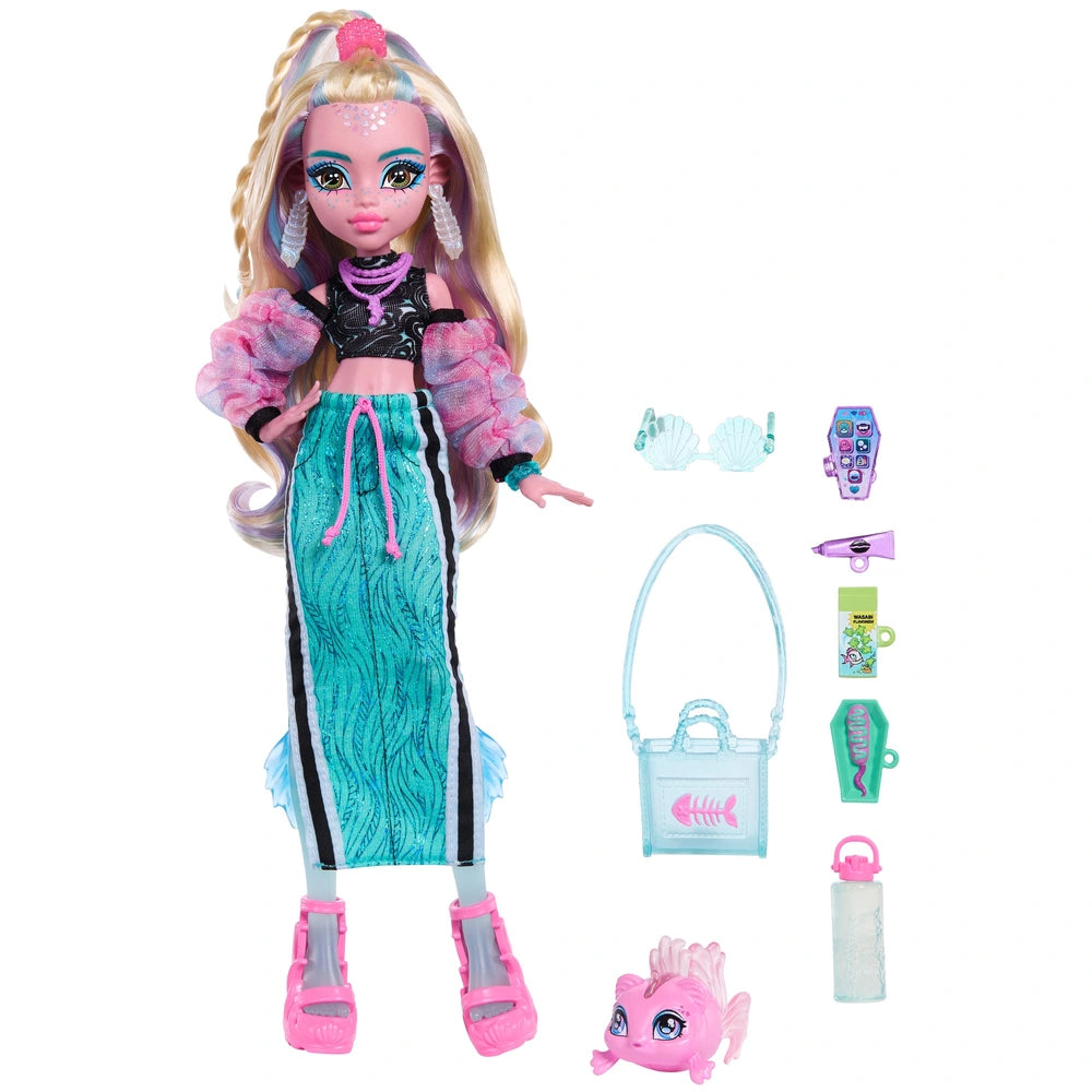 Monster High Doll Lagoona Blue With Pet