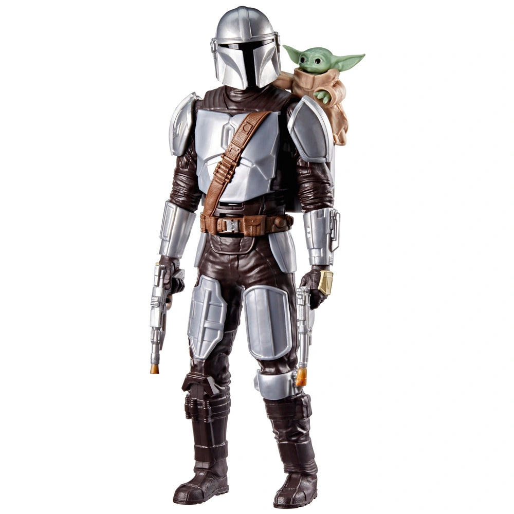 Star Wars The Mandalorian & Grogu Bounty Blaster, 11-Inch Action Figure With Sound Effects & Phrases