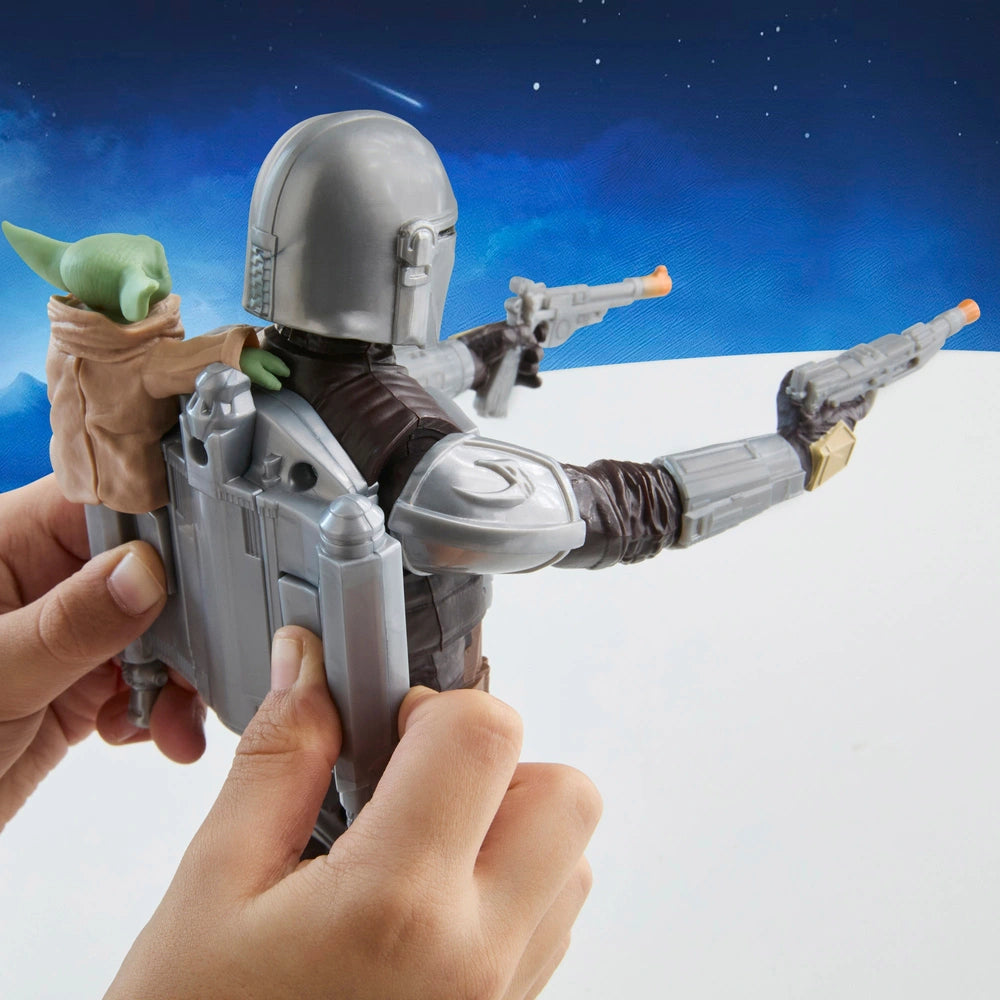 Star Wars The Mandalorian & Grogu Bounty Blaster, 11-Inch Action Figure With Sound Effects & Phrases