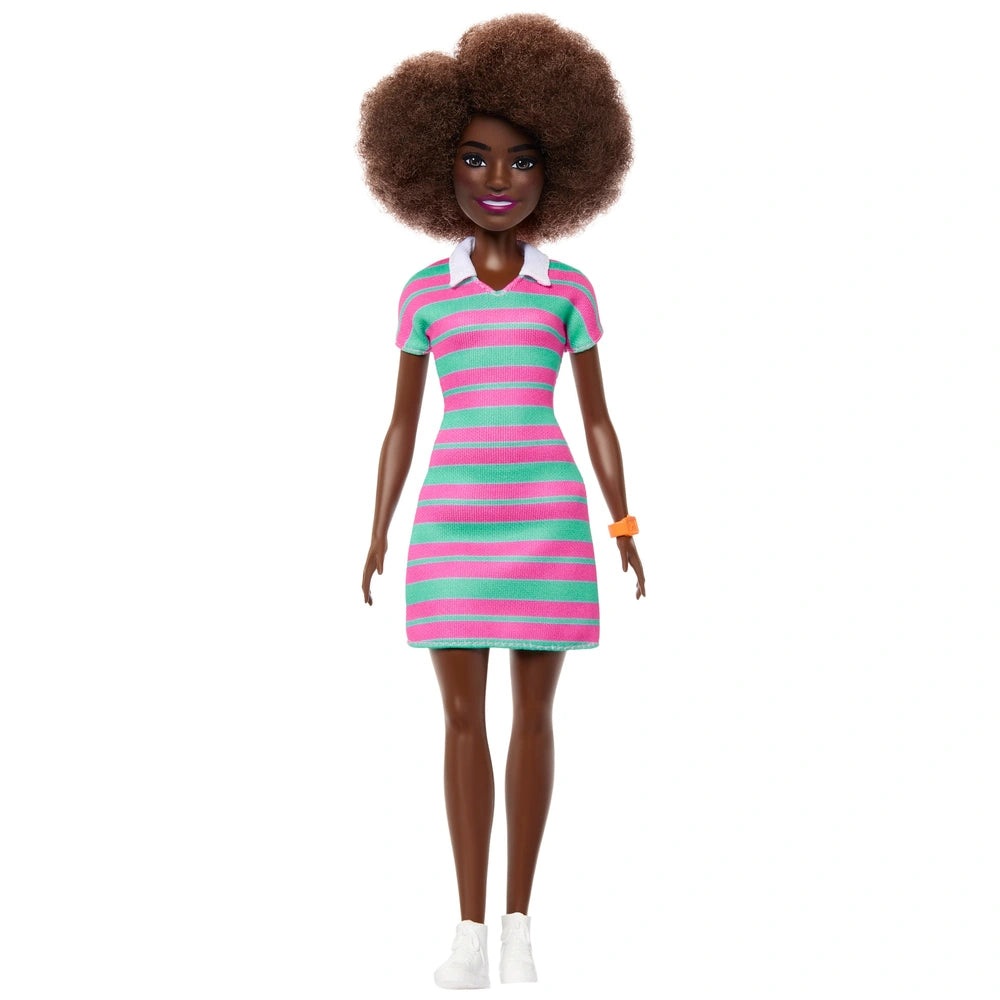 Barbie Fashionistas Doll Striped Polo Dress