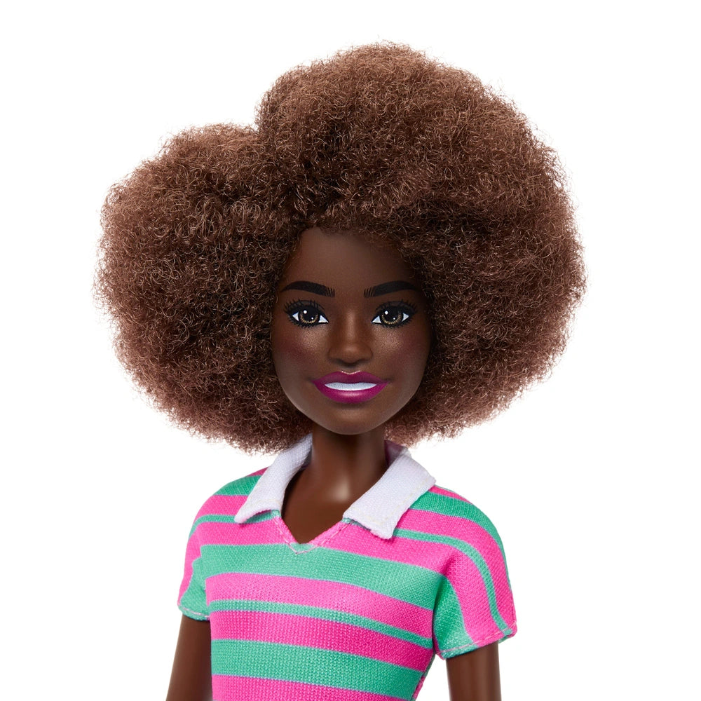 Barbie Fashionistas Doll Striped Polo Dress