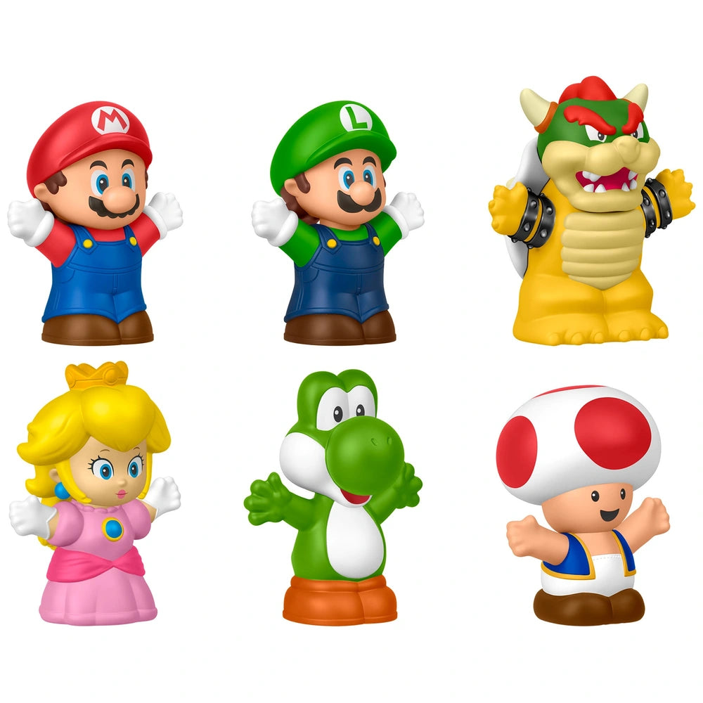 Fisher Price Little People My Mario Figure 6-Pack