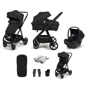 Zummi Origin 2 2-In-1 Travel System With Enfasafe I-Size Car Seat Black