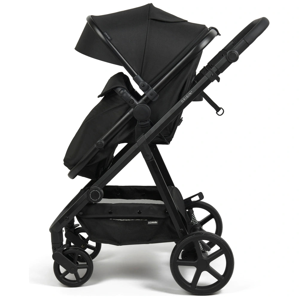 Zummi Origin 2 2-In-1 Travel System With Enfasafe I-Size Car Seat Black