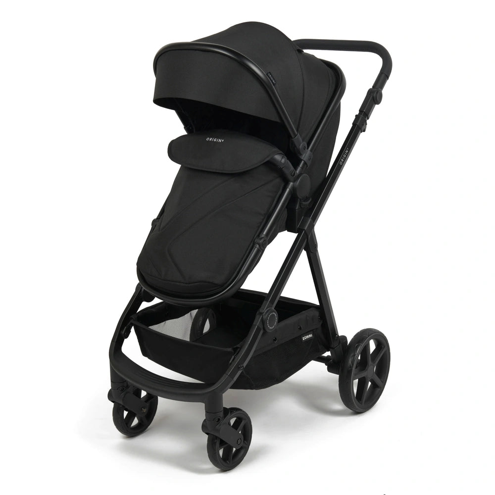 Zummi Origin 2 2-In-1 Travel System With Enfasafe I-Size Car Seat Black