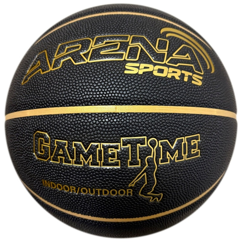 Arena Sports Size 7 Gametime Basketball Black
