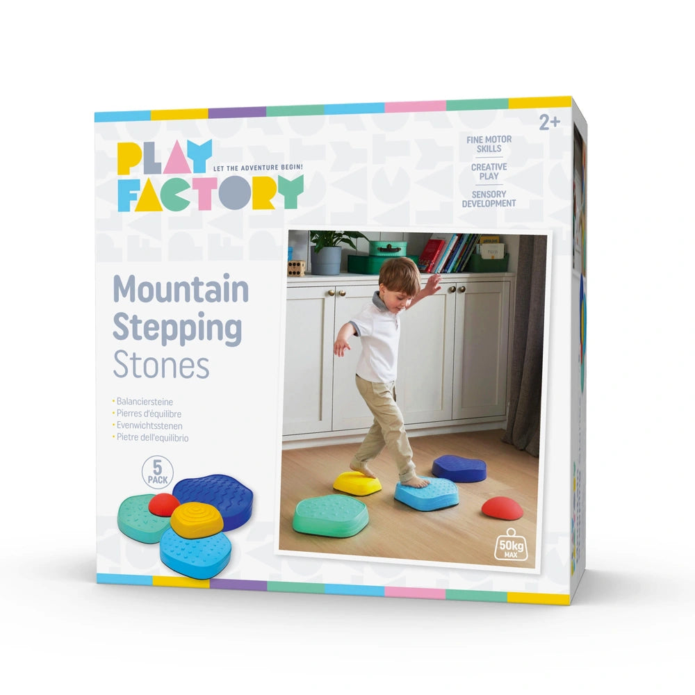 Play Factory Mountain Stepping Stones 5 Pack