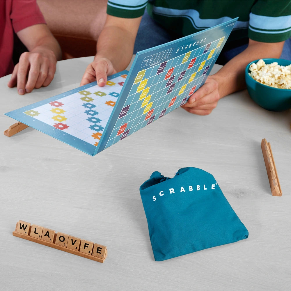 Scrabble 2-In-1 Wooden Board Game