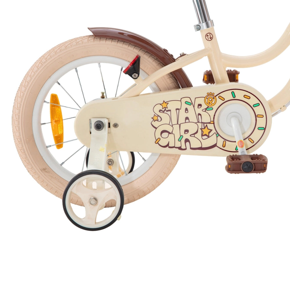 14 Inch Star Girl Bike With Wicker Basket