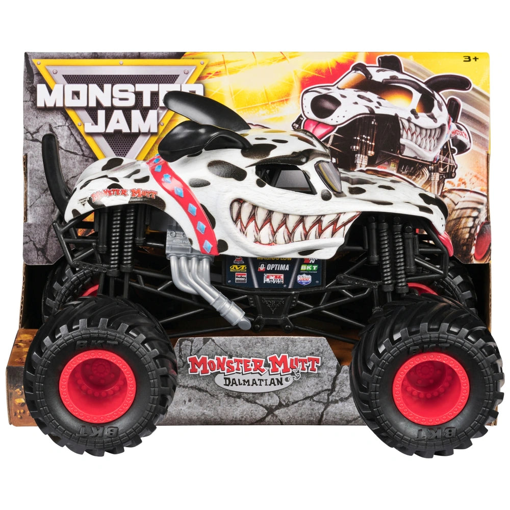 Monster Jam Monster Truck Diecast Dalmatian 1:24 Scale