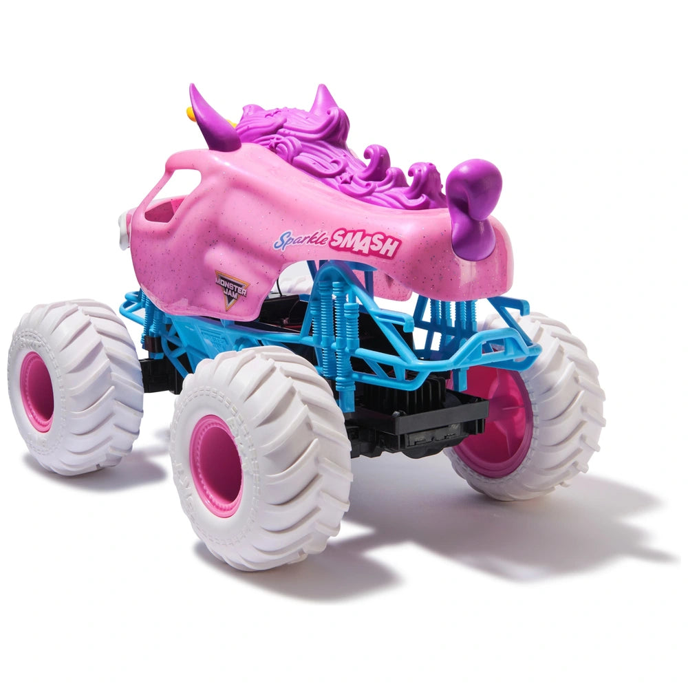 Monster Jam 1:15 Remote Control Sparkle Smash Monster Truck