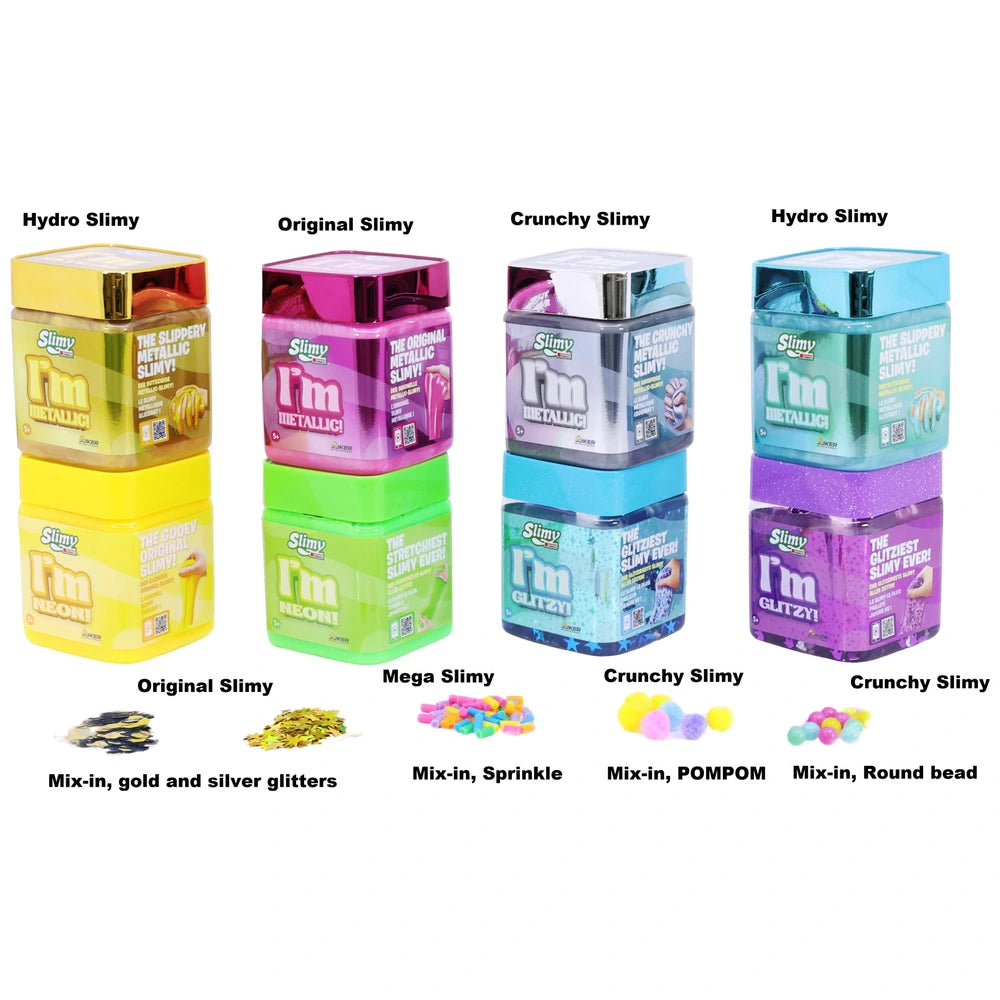 Slimy Collection 8 Pack Metallic Slime