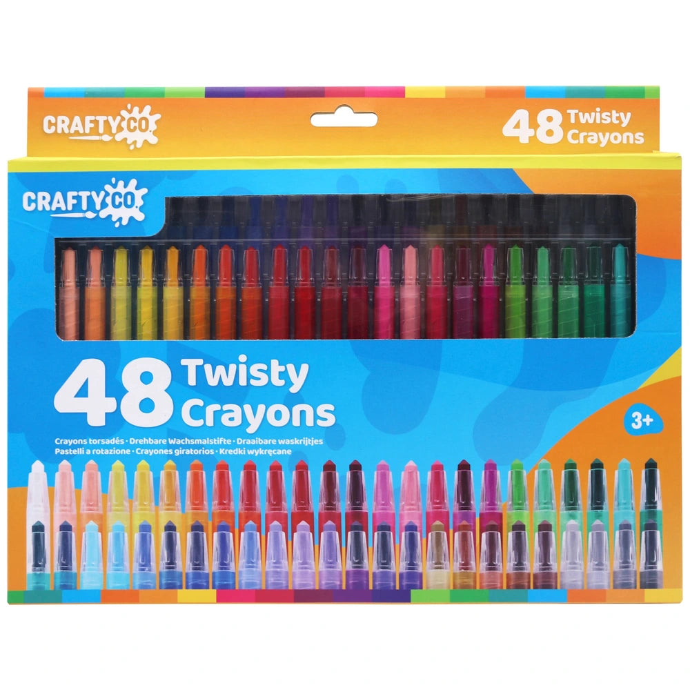 Crafty Co. Twisty Crayons 48 Piece