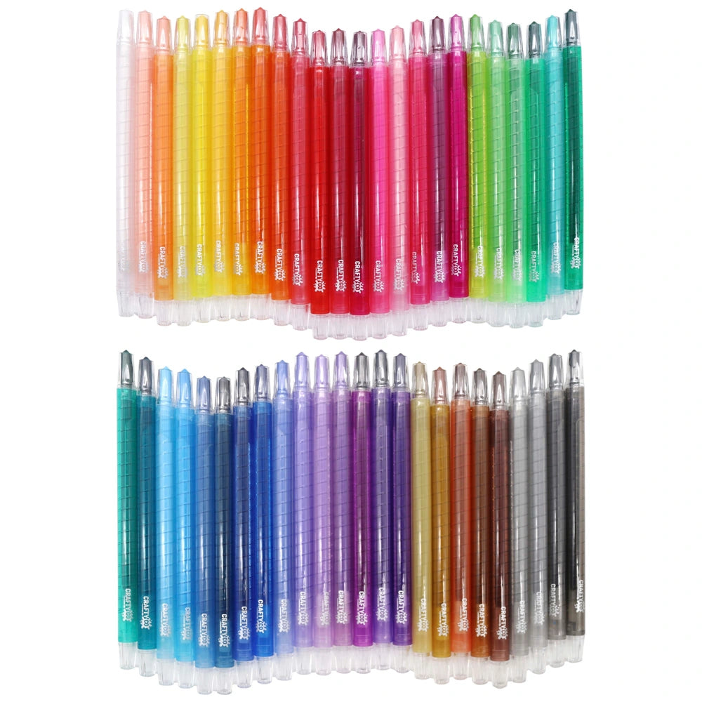 Crafty Co. Twisty Crayons 48 Piece