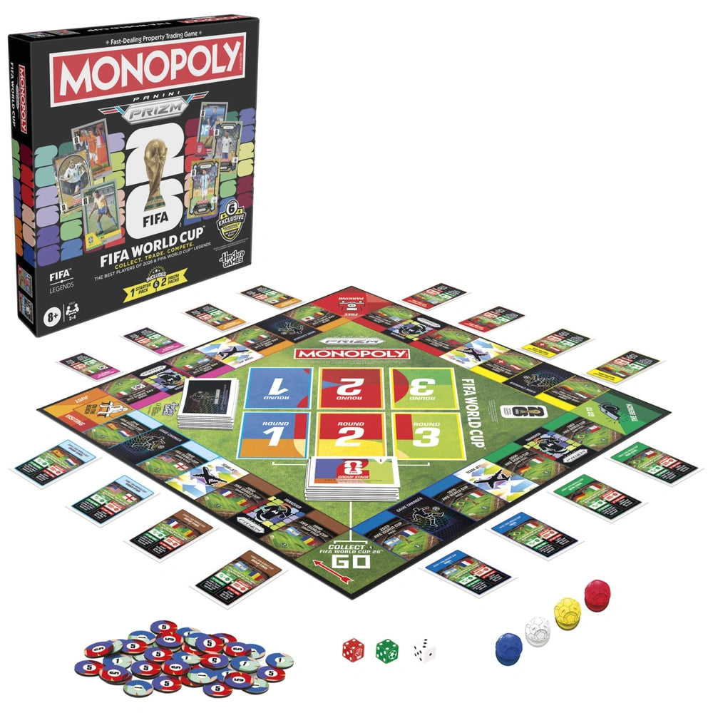 Monopoly Panini Prizm: Fifa World Cup Edition Board Game