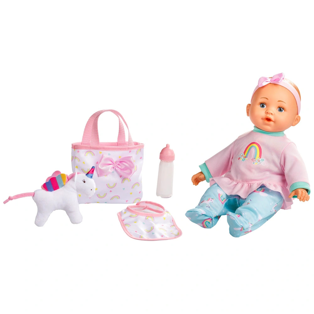 Doll Playset With Unicorn Pet