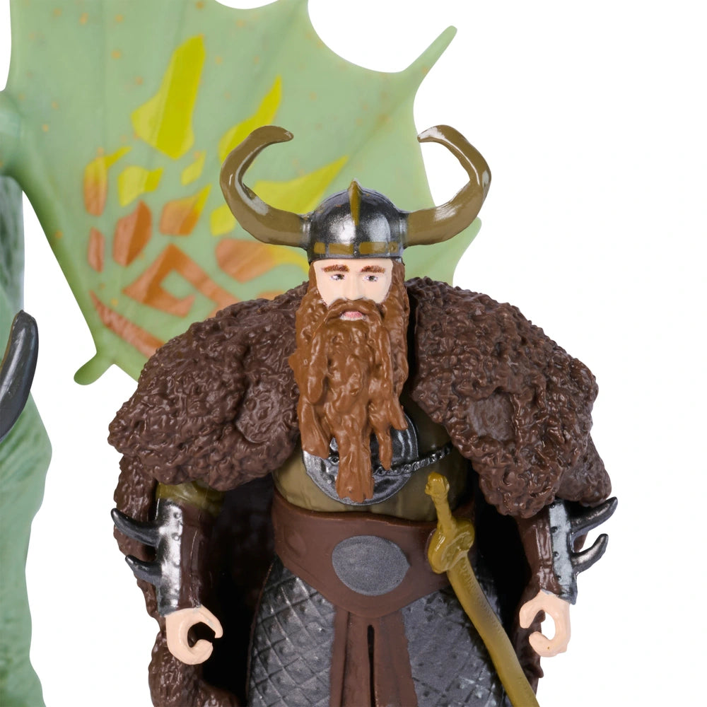 Dreamworks How To Train Your Dragon Action Figures Rumblehorn & Stoick 2 Pack