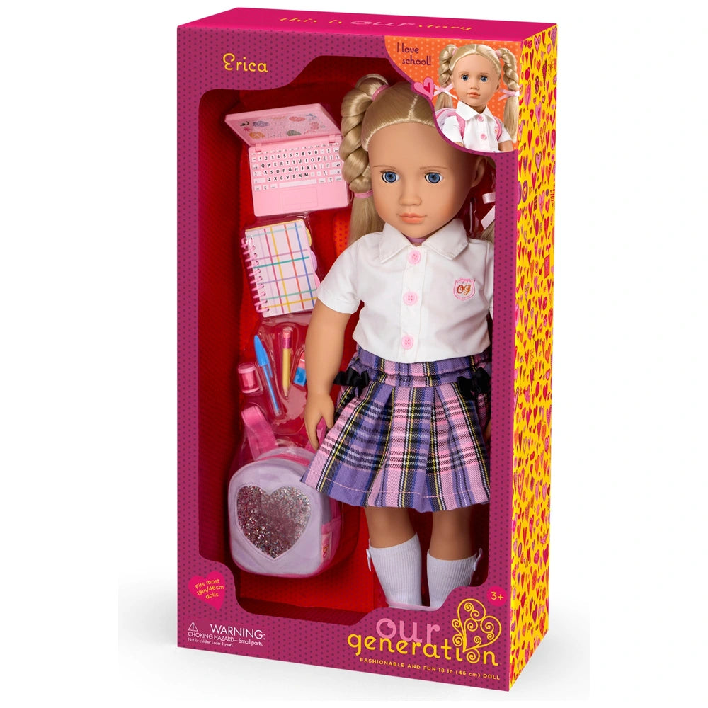 Our Generation Activity School Doll Erica