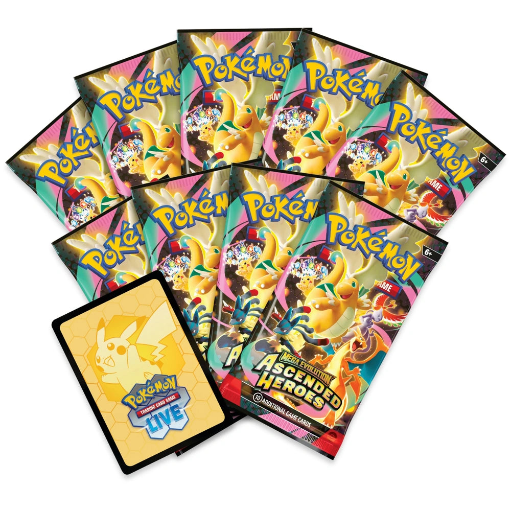 Pokémon Trading Card Game (Tcg): Mega Evolution Ascended Heroes Elite Trainer Box