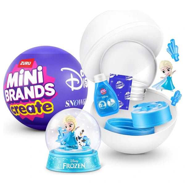Mini Brands Create By Zuru Disney Snow Globes Capsule Assortment