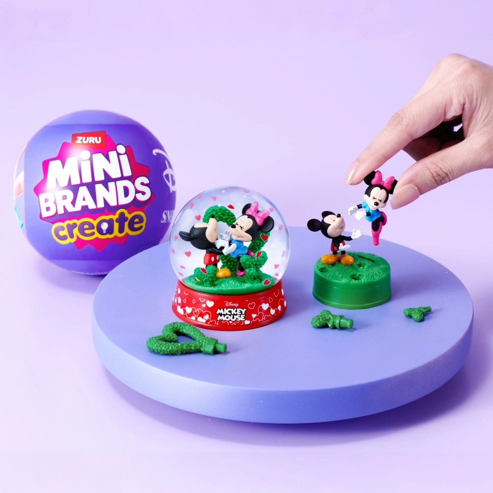 Mini Brands Create By Zuru Disney Snow Globes Capsule Assortment