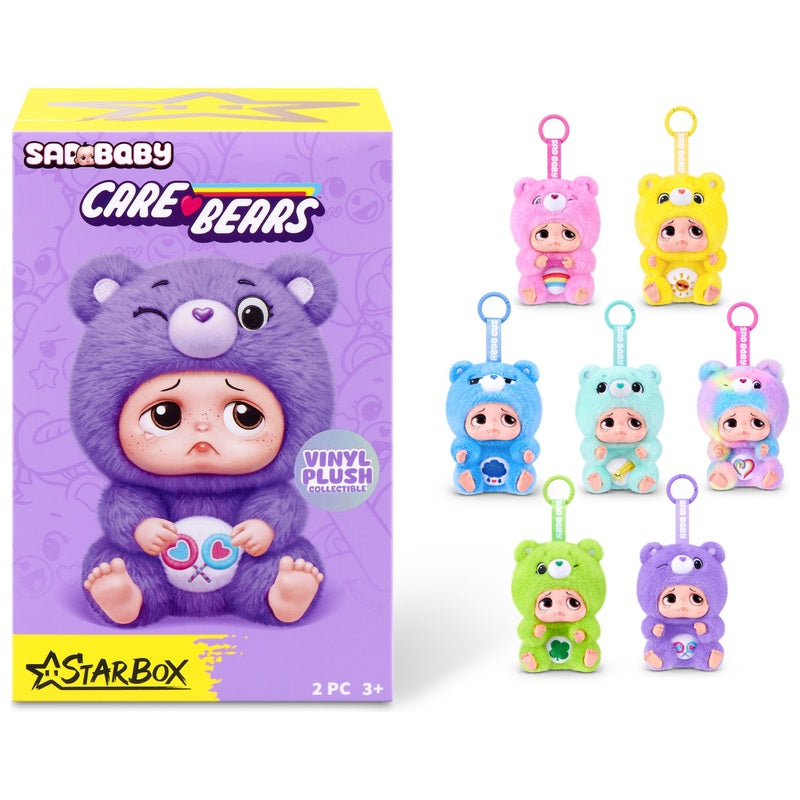 Starbox Sad Baby Care Bears Plush Keychains Blind Box Assortment