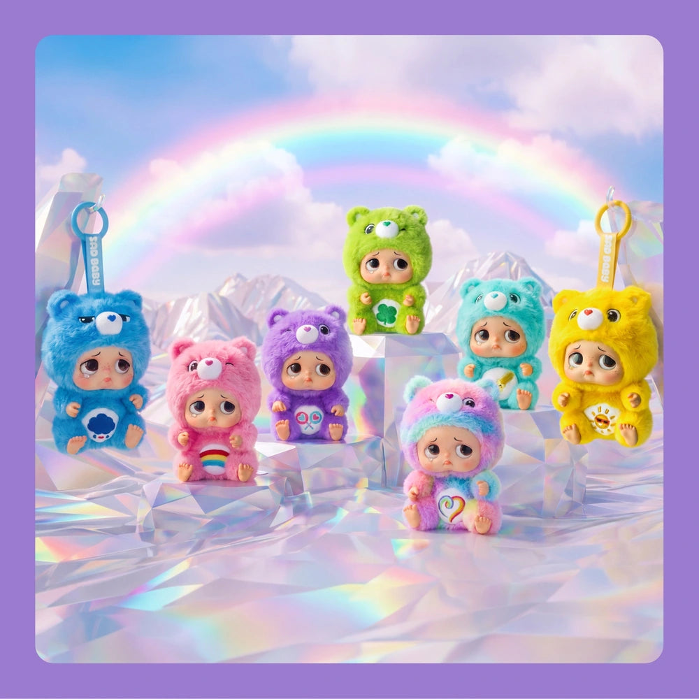 Starbox Sad Baby Care Bears Plush Keychains Blind Box Assortment
