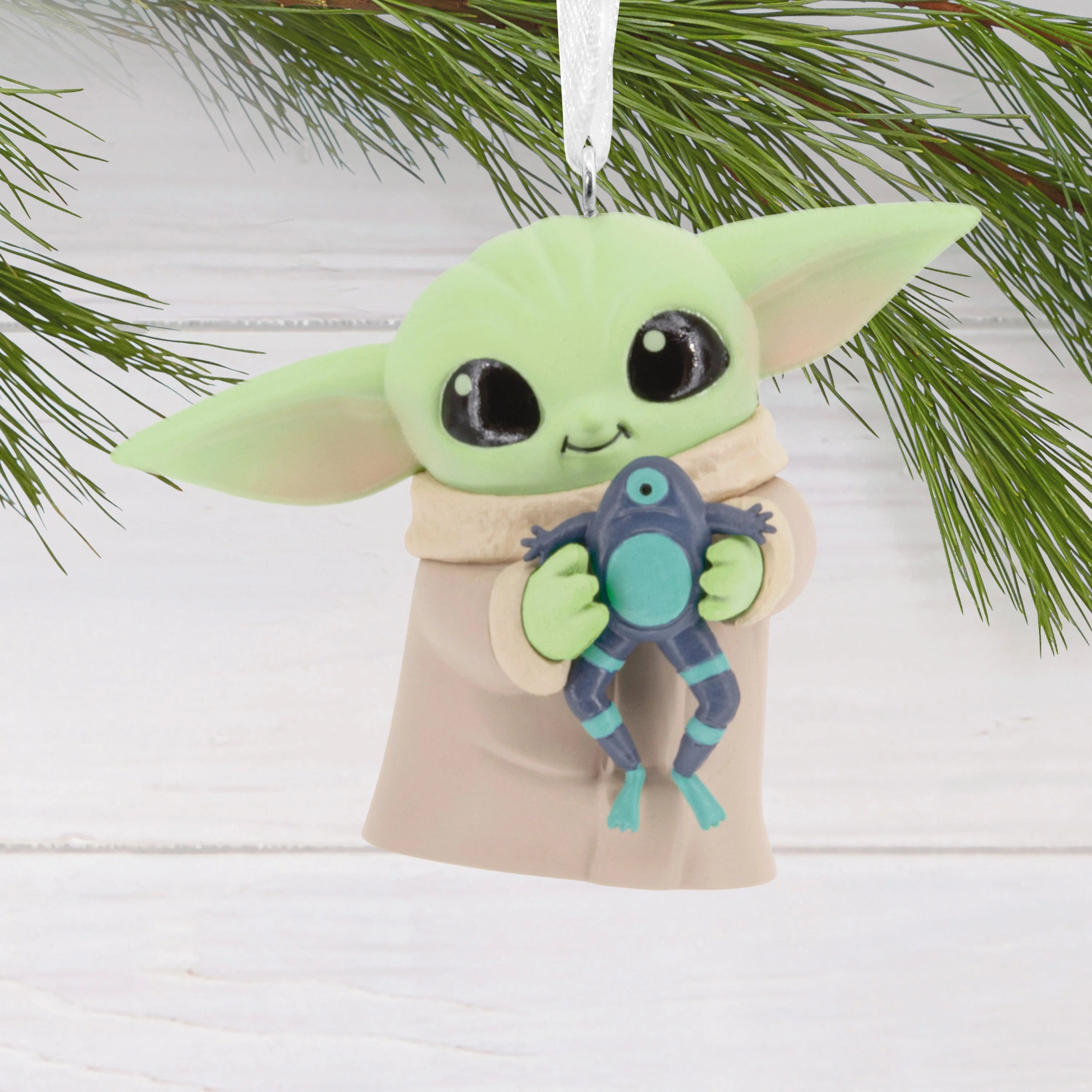 Hallmark Collectible The Mandalorian™ Ornament - Grogu™ & Arges Frog Design