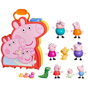 Peppa Pig Peppa's Ultimate Family Case And Figures