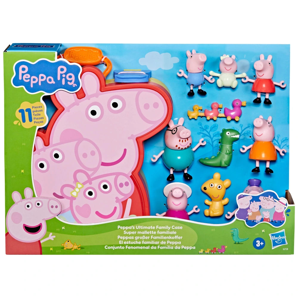 Peppa Pig Peppa's Ultimate Family Case And Figures