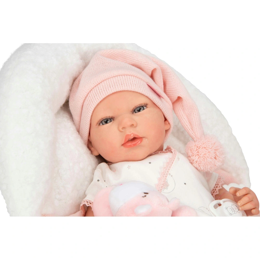Arias Reborn Doll 40Cm Ariel With Cushion