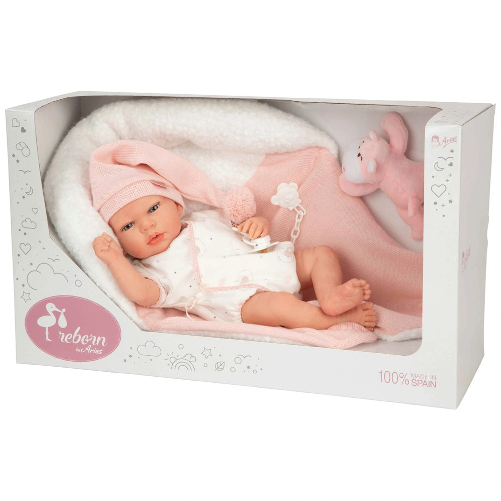 Arias Reborn Doll 40Cm Ariel With Cushion