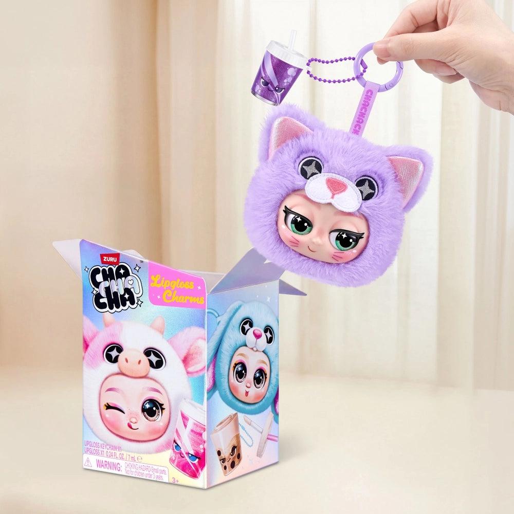 Chachacha By Zuru Character Lipgloss Keychain Assortment