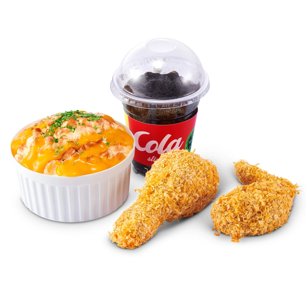 Slime Mart Shopping Basket Fried Chicken And Sides By Zuru