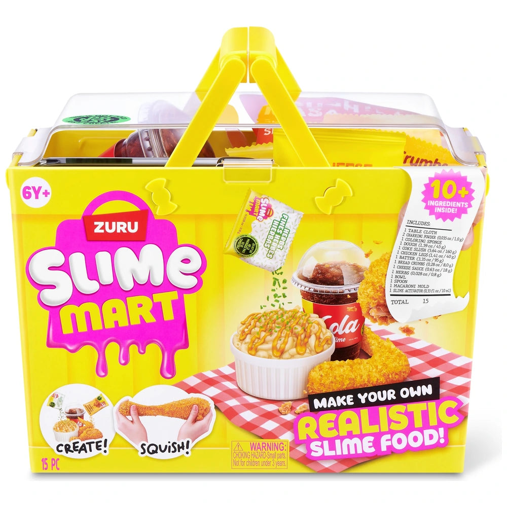 Slime Mart Shopping Basket Fried Chicken And Sides By Zuru