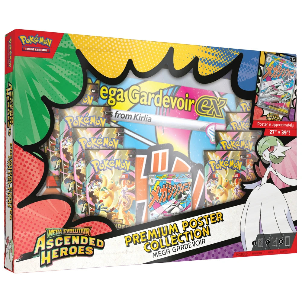Pokémon Trading Card Game (Tcg): Mega Evolution Ascended Heroes Poster Collection Assortment