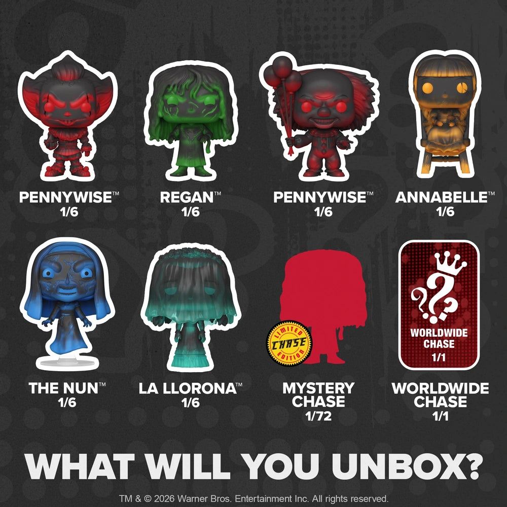Funko Pop! Mystery: Warner Bros. Horror Assortment