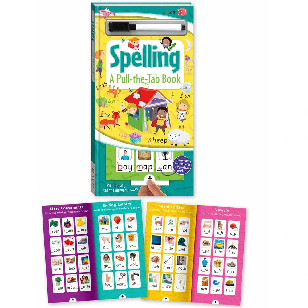 Spelling: A Pull-The-Tab Book